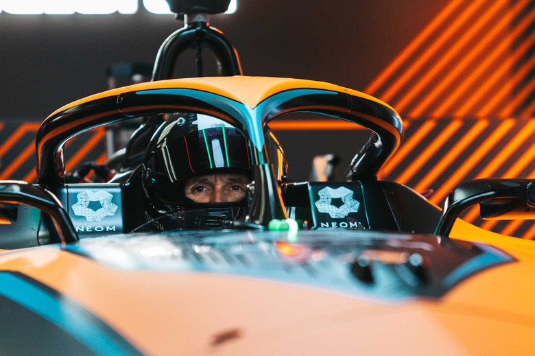 Rast in the driver's seat.