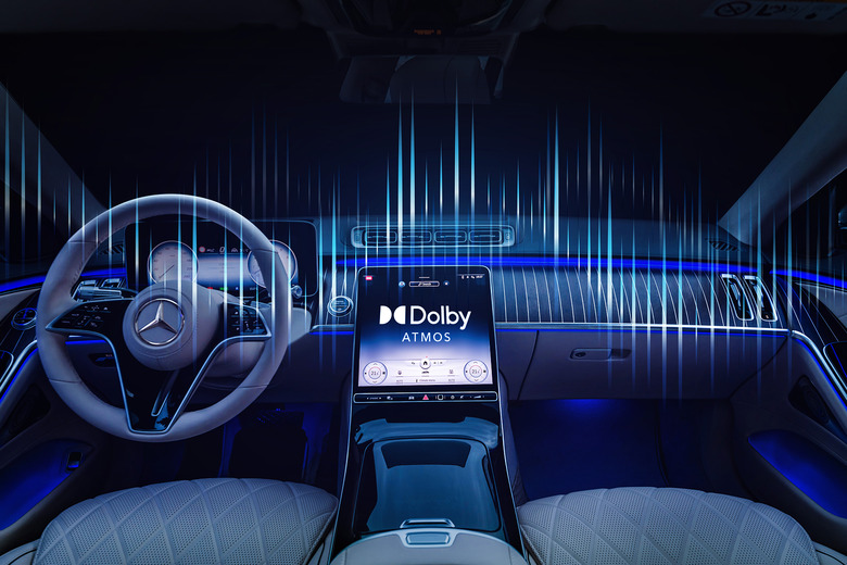 Mercedes-Benz car with Dolby Atmos audio