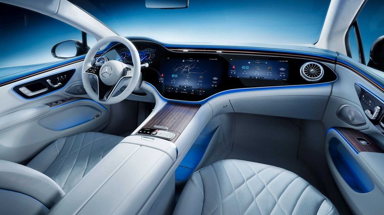 Mercedes-Benz's EQS interior is a blend of luxury and high-tech