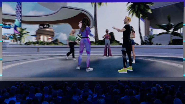 Showing off the new VR space.