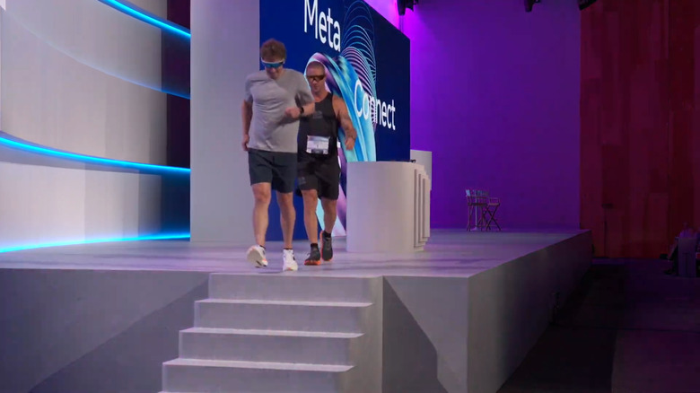 DJ Diplo joins Zuck for a run to finish up the show (really).