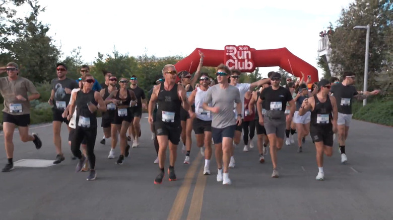 Zuck and Diplo finish up with a run.