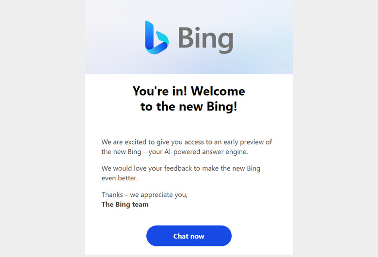 Bing appears to have removed the waiting list for its ChatGPT AI search 