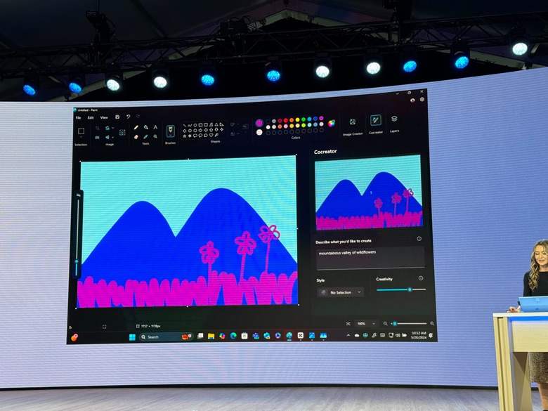 Microsoft's Cocreator for Paint.