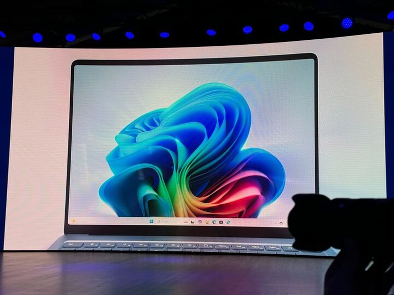This is a first look at the screen on the new Surface Laptop.