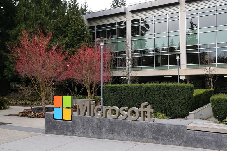SEATTLE, WASHINGTON - MARCH 19: A Microsoft sign is seen at the company's headquarters on March 19, 2023 in Seattle, Washington. (Photo by I RYU/VCG via Getty Images)