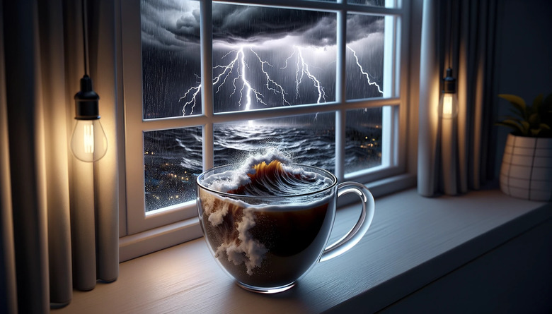 A sample image (a storm in a teacup) generated by DALL-E 3