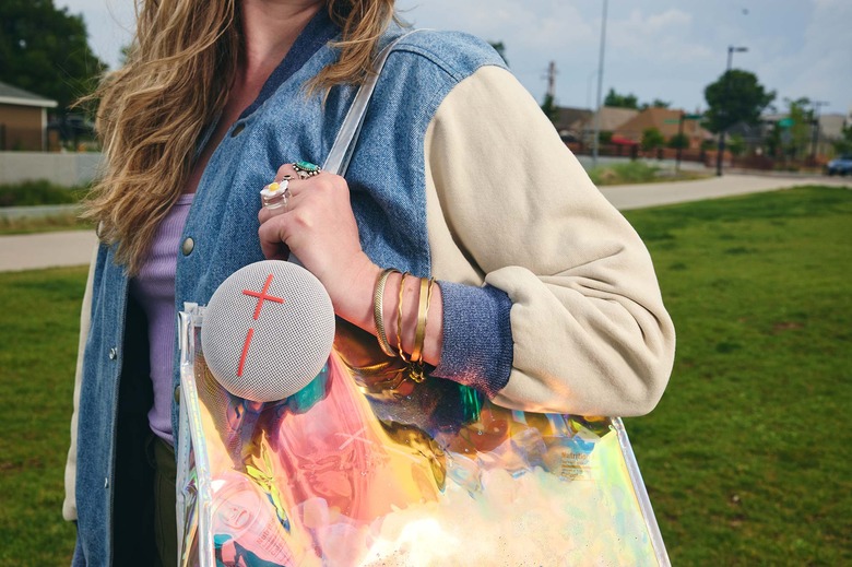 The latest UE speaker is so small you can attach it to almost anything. 