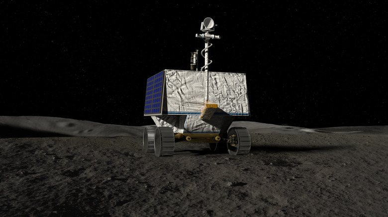 COPY OF NASA's first lunar rover will scour the moon's south pole for water in 2023