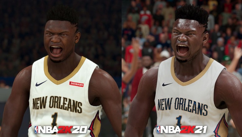 NBA 2K21 comparison
