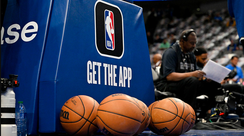 An ad for the service during a game.
