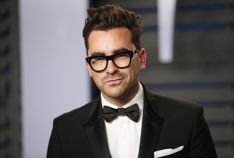 2018 Vanity Fair Oscar Party – Arrivals – Beverly Hills, California, U.S., 04/03/2018 – Actor Dan Levy.    REUTERS/Danny Moloshok