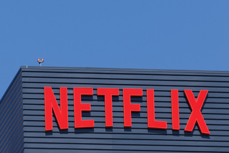 The Netflix logo is shown on one of their Hollywood buildings in Los Angeles, California, U.S., July 12, 2023.   REUTERS/Mike Blake
