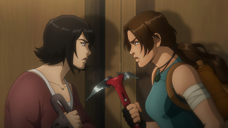 Still from Netflix animated series Tomb Raider: The Legend of Lara Croft