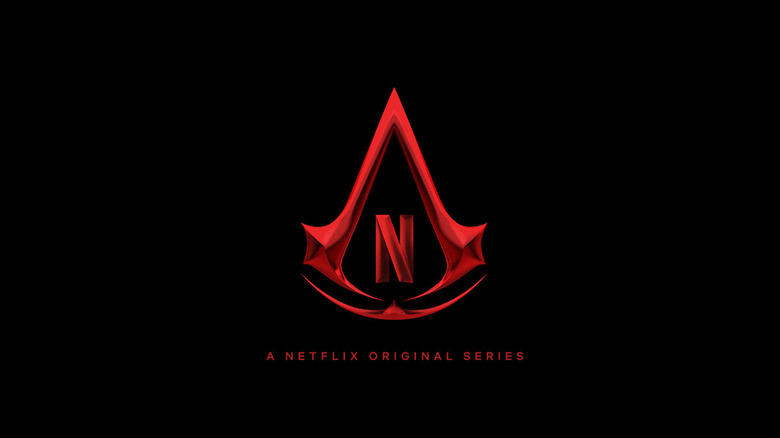 A teaser image of Netflix's adaptation of the Assassin's Creed video game franchise into a TV series.
