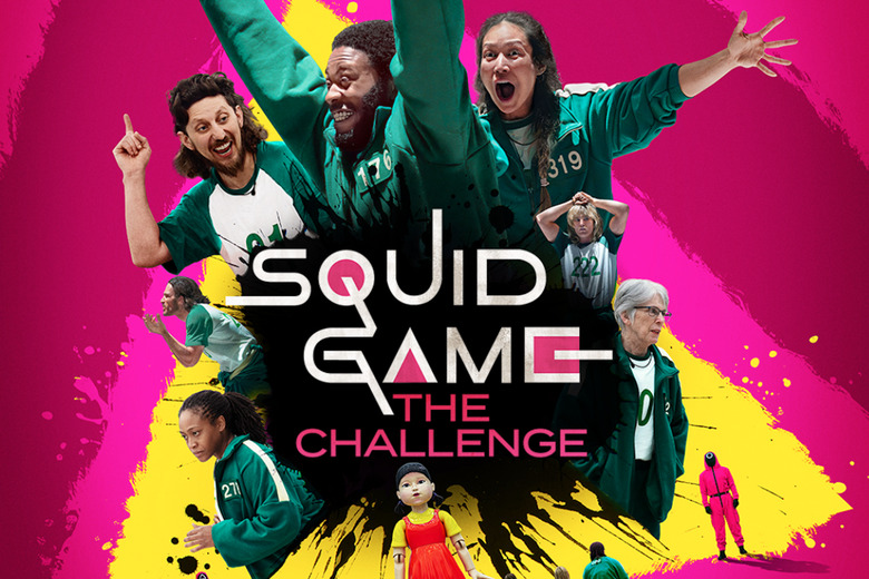 An ad for Squid Game: The Challenge. 