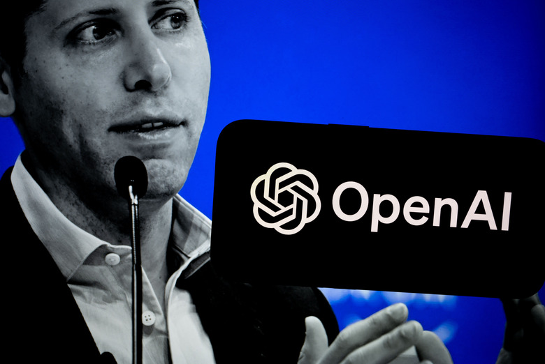 ANKARA, TURKIYE - AUGUST 13: In this photo illustration OpenAI icon is displayed on a mobile phone screen with the photo of Sam Altman, chief executive officer of OpenAI in Ankara, Turkiye on August 13, 2024. (Photo by Didem Mente/Anadolu via Getty Images)