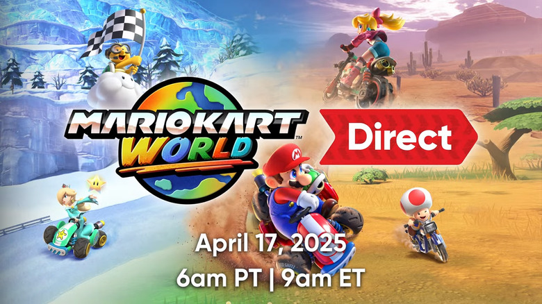 Mario Kart World launches on the same day as Nintendo Switch 2. (Nintendo)