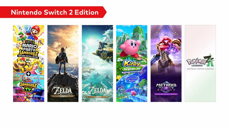 These are the first Switch 2 Edition titles.