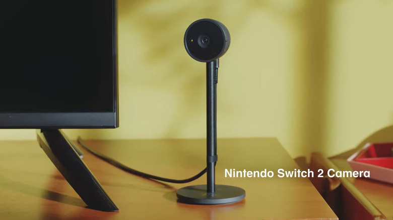 Using the new Nintendo Switch 2 camera, you can appear on screen while playing games.