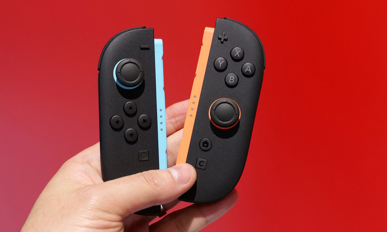 The Nintendo Switch 2's Joy-Con 2 controllers.