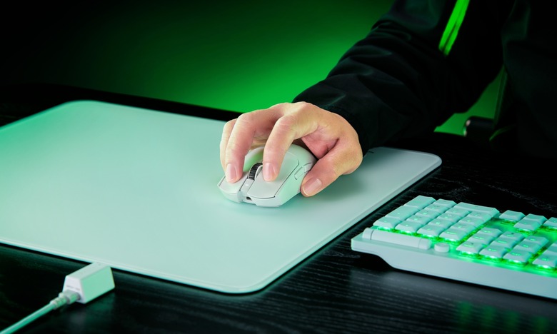The mouse is available in black or white, though Razer says the white model weighs a gram more.