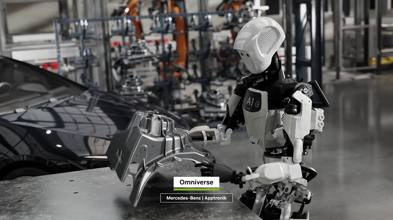 A video showing robots working.