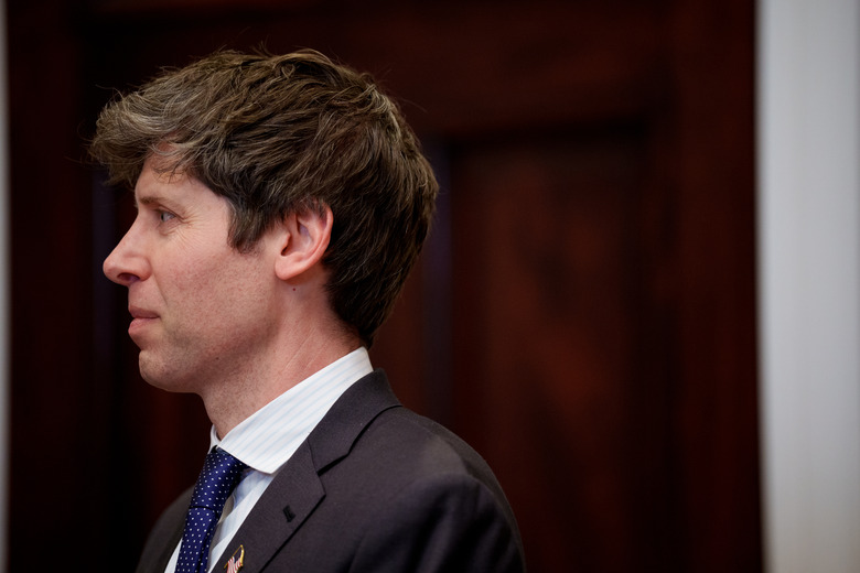 OpenAI CEO Sam Altman appears during a news conference with U.S. President Donald Trump in the Roosevelt Room of the White House on January 21, 2025. (Photo by Andrew Harnik/Getty Images)
