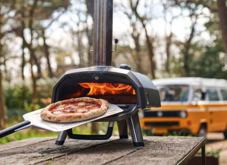 A pizza oven.