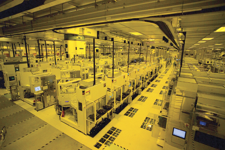 Interior at one of TSMC's Fabs