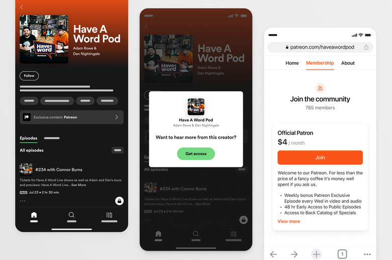 Spotify Patreon