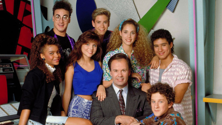 The original cast of Saved By The Bell