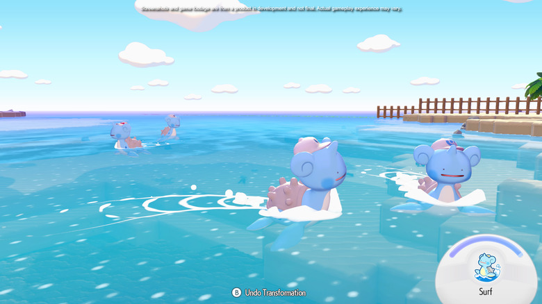 I love how derpy Ditto looks when it transforms into other Pokémon.