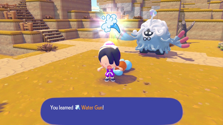 Some Pokémon like Squirtle can even teach you new moves that you can use to manipulate your environment.