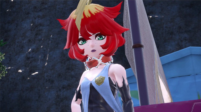Mela is one of the bosses in Team Star and the head of its fire crew, the Schedar Squad.