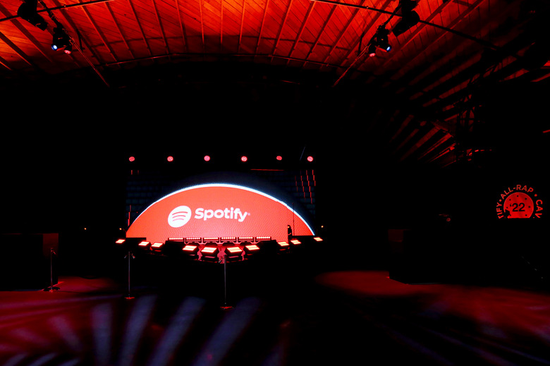 LOS ANGELES, CALIFORNIA - JUNE 23: The interior is seen during Spotify's All Rap-Caviar Experience on June 23, 2022 in Los Angeles, California. (Photo by Phillip Faraone/Getty Images for Spotify)