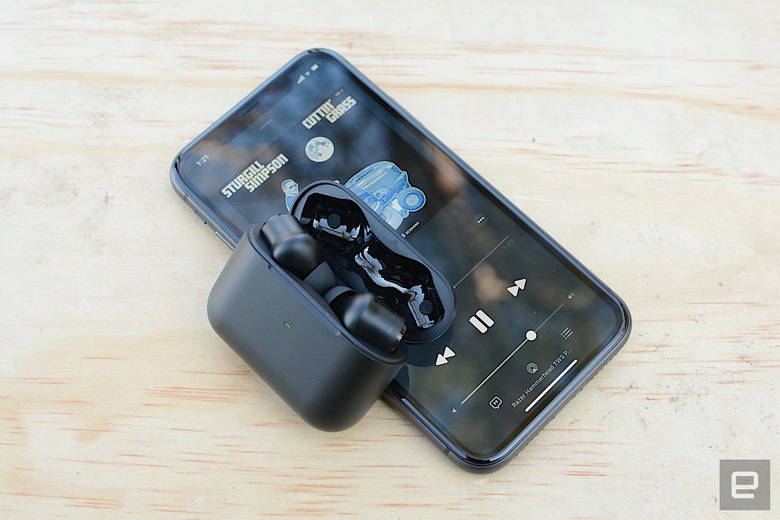 Razer's first noise-cancelling earbuds also pack in THX-certified immersive audio and a gaming-specific low-latency mode. The stick-bud design isn't for everyone, but the company has included comfy Comply foam tips on top of the usual collection of silicone. A few annoyances keep these from being a compelling, and complete, package. 