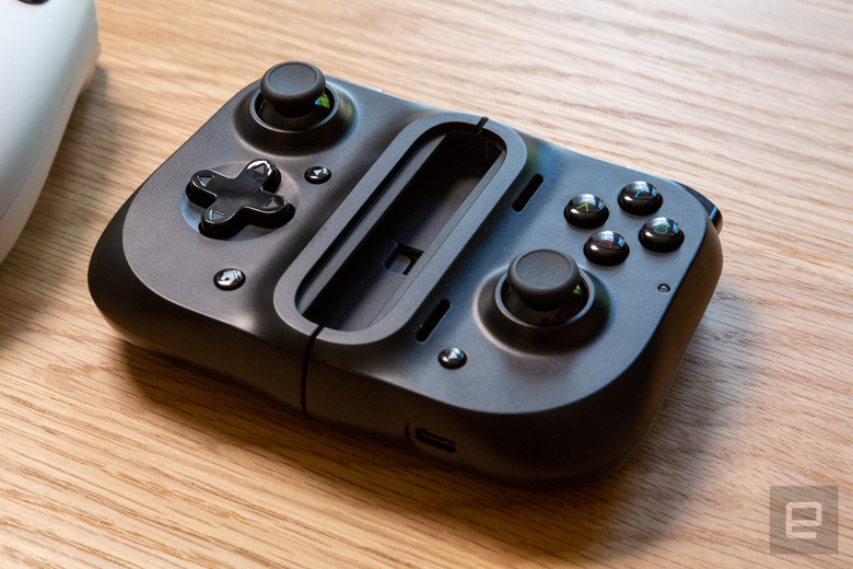 In its disassembled form, the Kishi is smaller than a traditional controller.