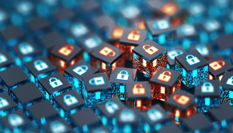 Security system concepts. 3D render