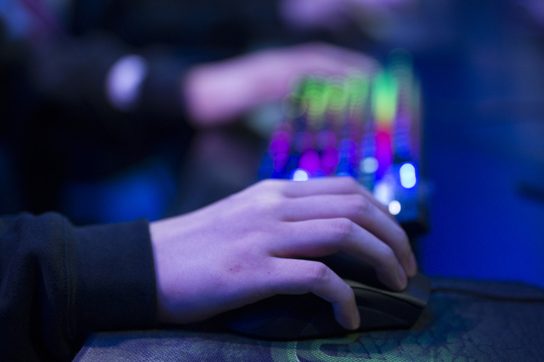 SHANGHAI, CHINA - MAY 31: Feature of Team FPX at the League of Legends Mid-Season Cup at the LPL Arena on May 31, 2020 in Shanghai, China. (Photo by Hu Chengwei/Getty Images)