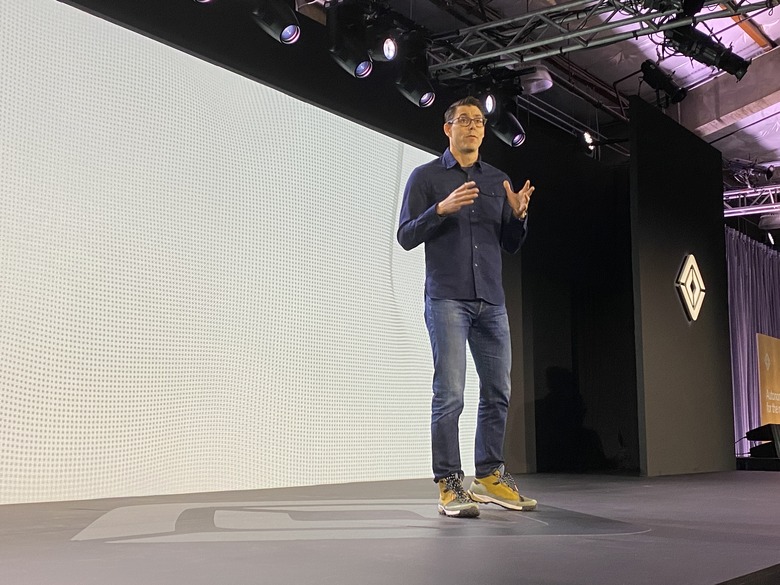 Rivian's CEO at the company's AI and Autonomy day.