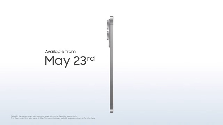The S25 Edge hits stores on May 23 and is available for pre-order immediately.