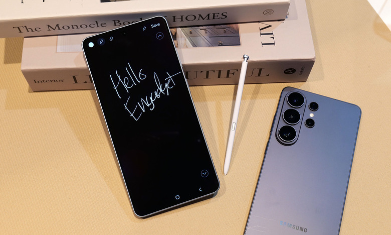 The S26 Ultra still comes with an included S-Pen and a built-in storage slot, but it still doesn't have Bluetooth connectivity like on some of Samsung's older models.