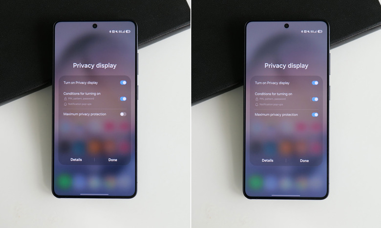 The effect is more pronounced in person, but in this side-by-side comparison, you can still see how Maximum Protection mode has an impact on the S26 Ultra's contrast and color saturation.
