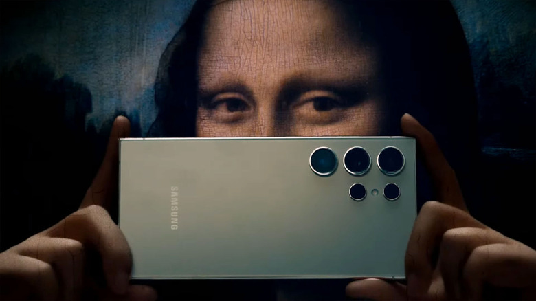 Mona Lisa from Samsung Galaxy Unpacked 2024
