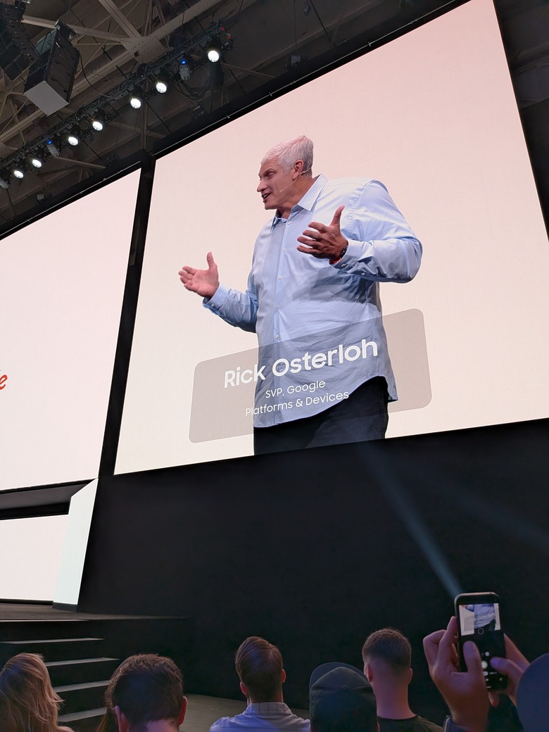 Google's Rick Osterloh at Samsung Unpacked.
