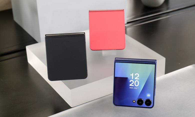 Three foldable phones.