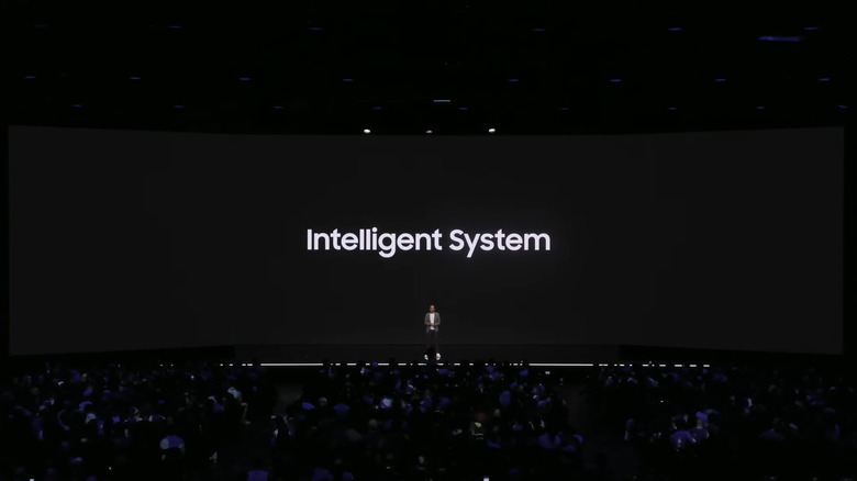 Sameer Samat, President of Android Ecosystem, is discussing moving from an operating system to an intelligent system.