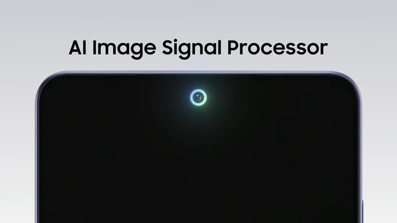 The front camera of the Galaxy S26 series.