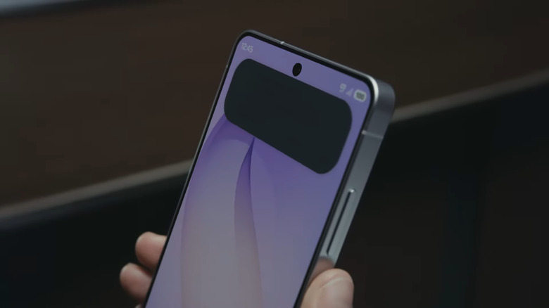 The Privacy Display keeps important notifications hidden.